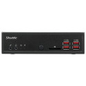 Shuttle XPC slim Barebone DH32U5, Intel i5-1135G7, 4x HDMI 2.0b 2x LAN, 2x COM, incl. VESA 24/7 perm