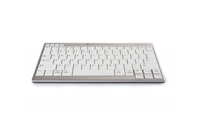 BakkerElkhuizen UltraBoard 950 Wireless keyboard Bluetooth QWERTY US English Light grey, White