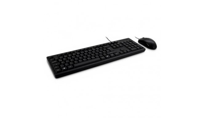 Inter-Tech KB-118 EN keyboard Mouse included USB QWERTY English Black