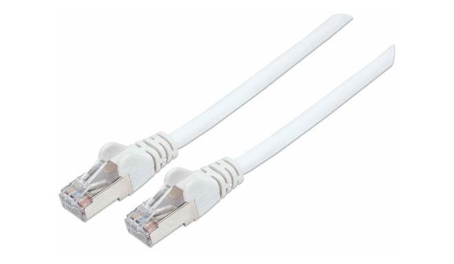 Intellinet Network Patch Cable, Cat7 Cable/Cat6A Plugs, 15m, White, Copper, S/FTP, LSOH / LSZH, PVC,