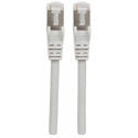 Intellinet Network Patch Cable, Cat7 Cable/Cat6A Plugs, 1.5m, Grey, Copper, S/FTP, LSOH / LSZH, PVC,