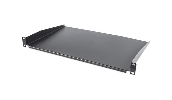 Intellinet 19&quot; Cantilever Shelf, 1U, Shelf Depth 350mm, Non-Vented, Max 25kg, Black, Three 