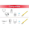Equip Cat.6A Platinum S/FTP Patch Cable, 1.0m, Yellow