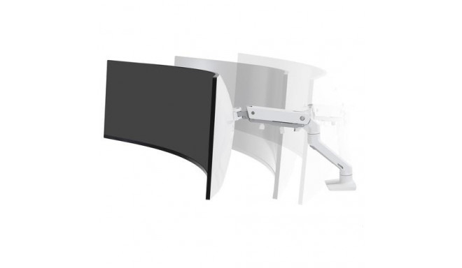 Ergotron HX Series HX Desk Monitor Arm with HD Pivot (white)