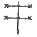 Lindy Quad Display Bracket w/ Pole & Desk Clamp