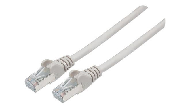 Intellinet Network Patch Cable, Cat6A, 3m, Grey, Copper, S/FTP, LSOH / LSZH, PVC, RJ45, Gold Plated 