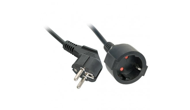 Lindy 30244 power extension 3 m 2 AC outlet(s) Indoor Black