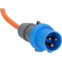 Brennenstuhl 1167650625 power extension 25 m 1 AC outlet(s) Indoor/outdoor Blue, Orange