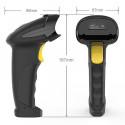 Wireless 1D, 2D barcode scanner, 2.4GHz