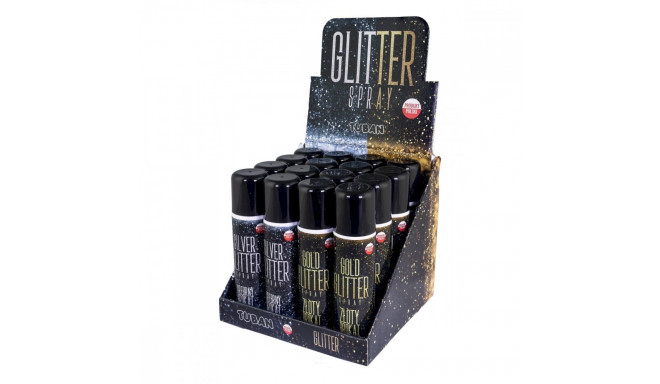 Spray glitter display 16 pieces