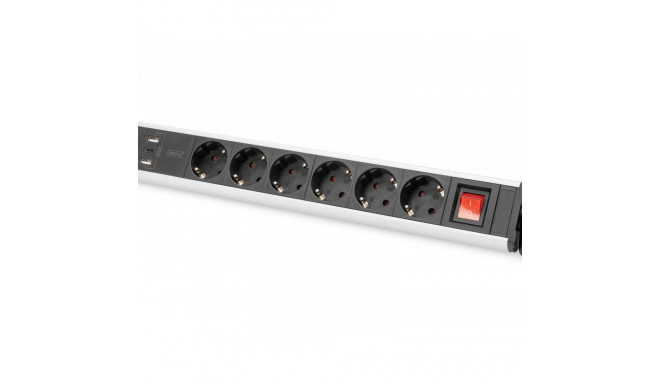 Power strip with USB DA-70624