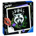 CreArt Pixie Cold coloring book Racoon