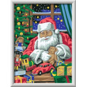 CreArt coloring book for children, Frozen Santa Claus