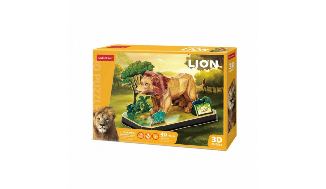 Puzzles 3D Animals - Lion