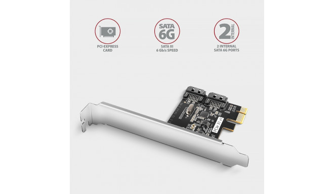 Based on the product name, here is the technical breakdown and description of the AXAGON PCE