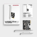 PCES-SJ2 PCIe 2x SATA int. controller JMB582