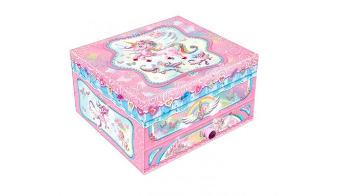 Pecoware Music box with a drawer - Unicorn