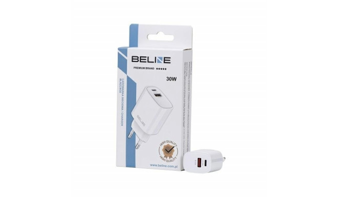 Charger 30W USB-C + USB-A, white