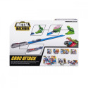 Car track set Crocodile attack