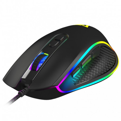 The Modecom Volcano Veles is a versatile optical wired gaming mouse designed for bo