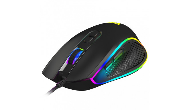 The Modecom Volcano Veles is a versatile optical wired gaming mouse designed for bo