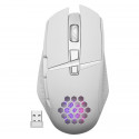 Wireless gaming mouse Glory GM-514 RGB 7P 1200/2400/3200 DPI white