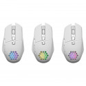 Wireless gaming mouse Glory GM-514 RGB 7P 1200/2400/3200 DPI white