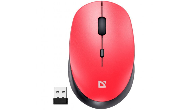 Wireless mouse silent click AURIS MB-027 800/1200/1600 DPI red