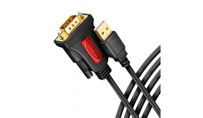 Axagon kaabel USB 2.0 - RS-232 (ADS-1PSN)