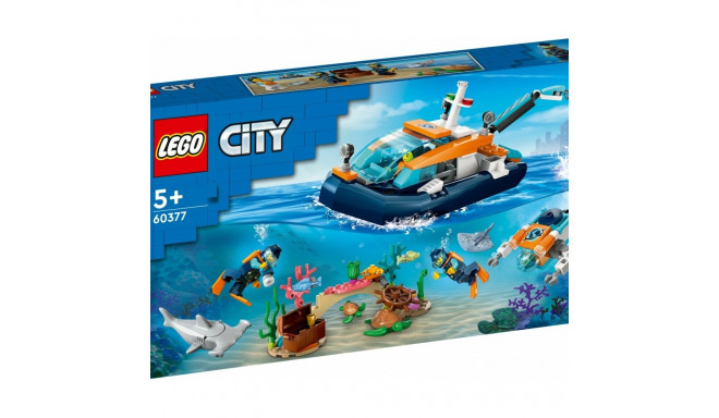 LEGO City 60377 Explorer Diving Boat