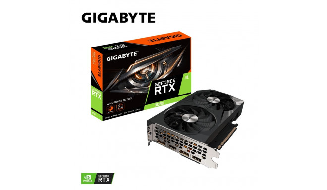 Gigabyte graphics card GeForce RTX 3060 Windforce OC 2.0 12GB GDDR6 192bit