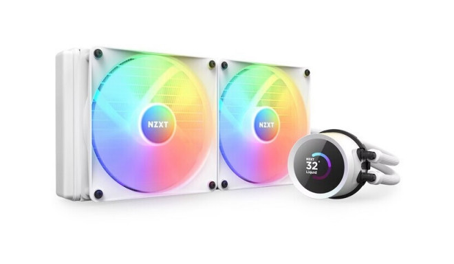 CPU Watercooling Kraken 280 RGB LCD white