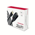 AXAGON ADR-215 USB 2.0 A-M -> A-F act 15m cabl