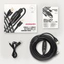 AXAGON ADR-215B USB 2.0 A-M -> B-M act 15m cabl