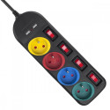 Power strip 4 sockets 2xUSB Maclean MCE229B