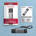 Axagon mälukaardilugeja USB SD/microSD USBA+ (CRE-DAC)