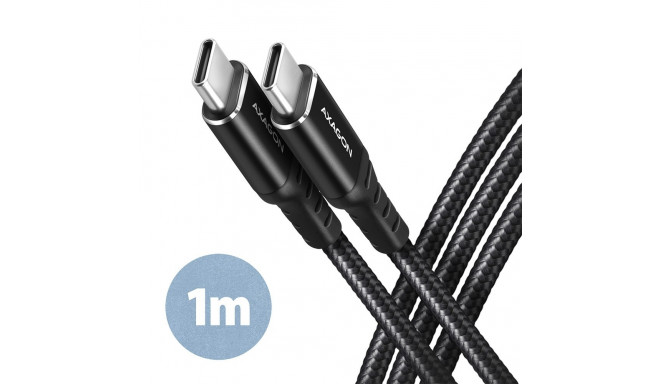 AXAGON BUCM-CM10AB USB-C - USB-C kaabel, 1.0m