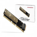 AXAGON PCEM2-1U adapter PCI-E 3.0 16x - M.2 LP