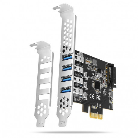 AXAGON PCEU-43RS PCIe adapter 4x USB3.0 UASP V