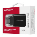 AXAGON ACU-QS24 wall charger Smart 5V 1,2A + 1