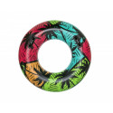 Swimming ring with handles 91 cm mix: Waves, Palms