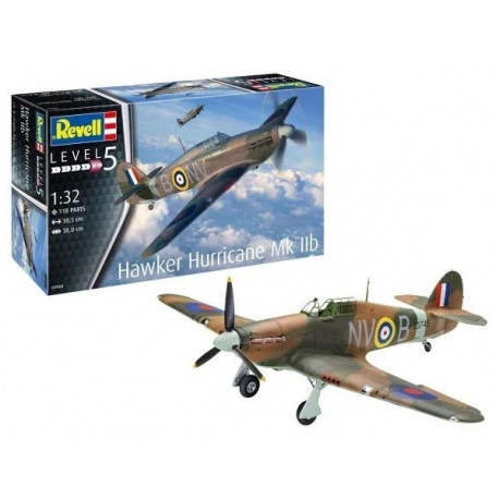 Plastic model Plane Hawker Hurricane MK IIB 1/32