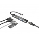 Multi Port Fowler Go USB-C PD, 2x USB 3.0