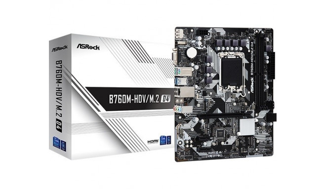 ASRock emaplaat B760M-HDV/M.2 D4 s1700 2DDR4 DP/HDMI mATX