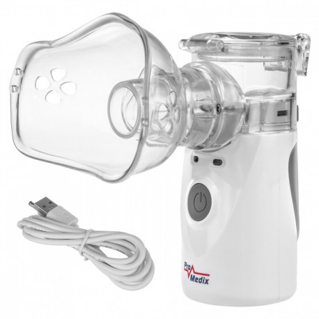 The Promedix PR-835 is a portable, pocket-sized mesh nebulizer designed for the eff