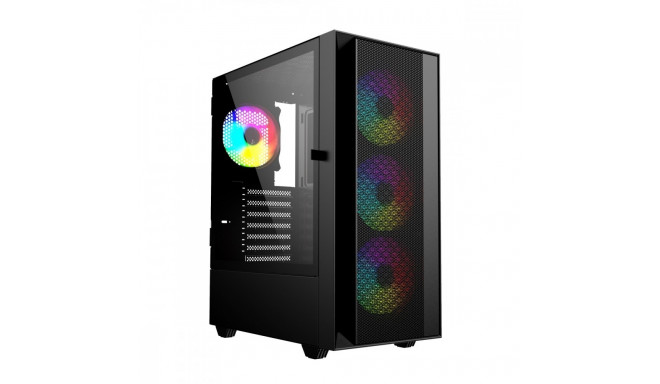 Computer Case Midi Tower Fornax 4000 ARGB black
