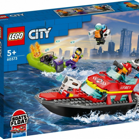 LEGO City 60373 tuletõrje päästepaat