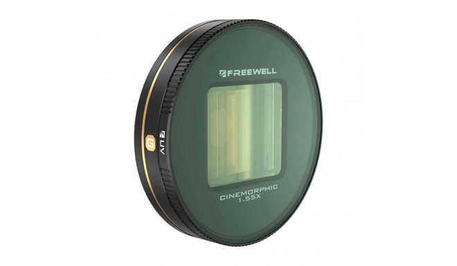 Gold Anamorphic Lens 1.55x Freewell for Galaxy and Sherp