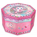 Pecoware octagonal music box - Cat ballerina