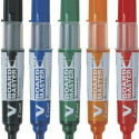 Set of whiteboard markers PILOT Board Master with conical tip tip 5 colors